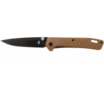 Gerber Zilch GE001881 svarttvättad fällkniv nylon/glasfiberhandtag coyote 10,3cm