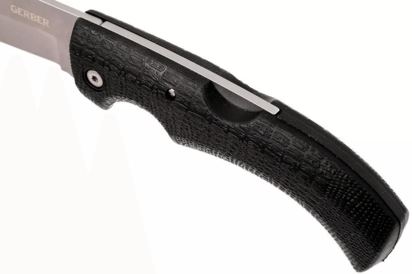 Gerber Gator GE003660 vouwmes zwart nylon/fiberglas handvat 12cm alligator patroon + schede