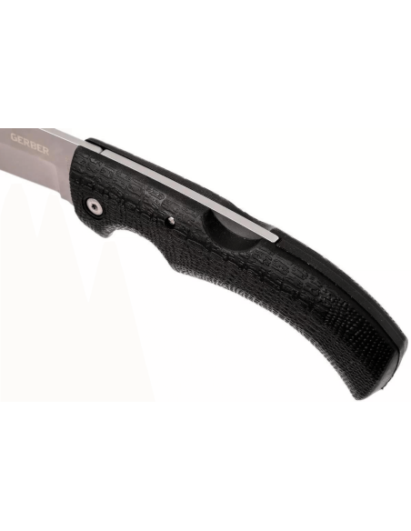 Gerber Gator GE003660 fällkniv svart nylon/glasfiberhandtag 12cm alligatormönster + slida
