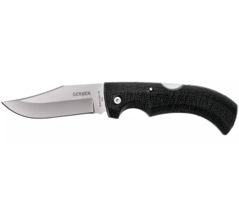 Gerber Gator GE003660 taittoveitsi musta nylon/lasikuitukahva 12cm alligaattorikuvio + tuppi