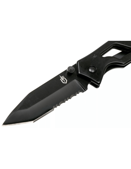 Gerber Paraframe I Tanto foldekniv GE003626 svart skjeletthåndtak i rustfritt stål 10,5 cm
