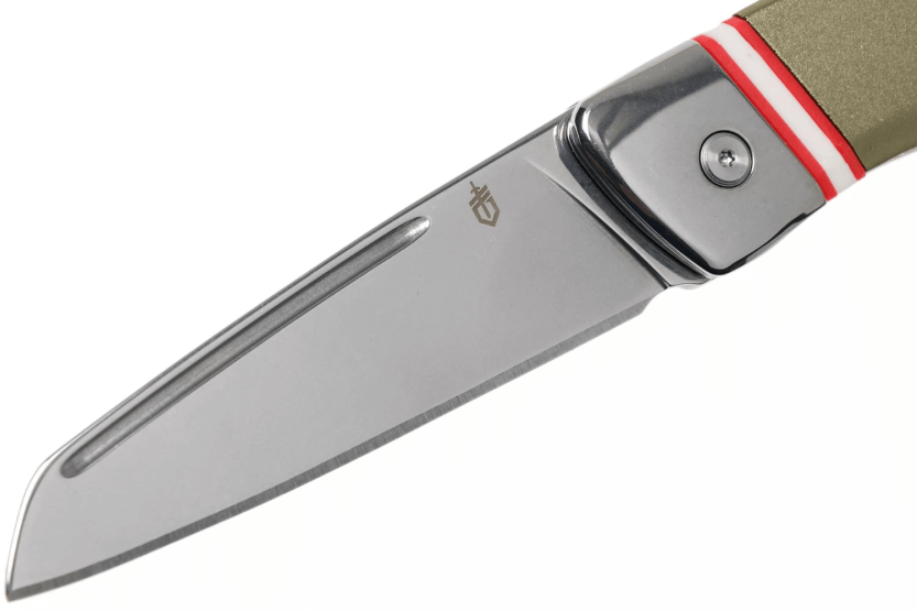 Gerber Straightlace folding knife GE001663 green aluminium handle 10.1cm