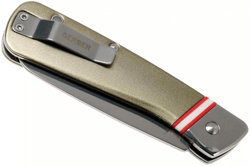 Gerber Straightlace foldekniv GE001663 grønt aluminiumshåndtak 10,1 cm