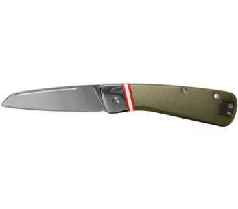 Navaja plegable Gerber Straightlace GE001663 mango de aluminio verde 10.1cm