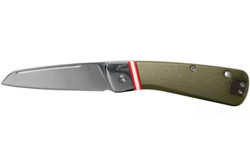 Gerber Straightlace folding knife GE001663 green aluminium handle 10.1cm