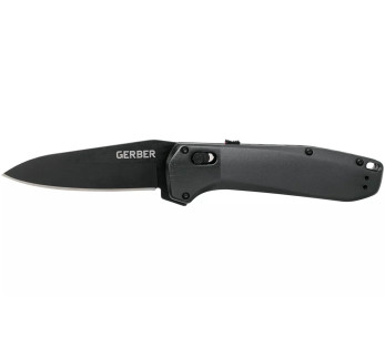 Gerber HighBrow Stor fällkniv GE001713 svart aluminiumhandtag 12cm