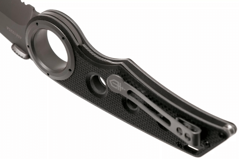 Gerber Remix Tactical GE003641 Coltello pieghevole Lama Tanto Manico Nero G10 Foro 12cm