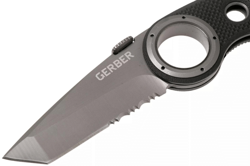 Gerber Remix Tactical vouwmes GE003641 Tanto lemmet zwart G10 handvat met gaten 12cm