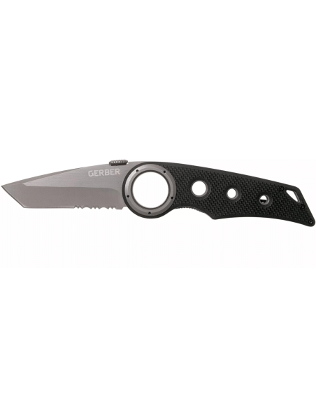 Gerber Remix Tactical foldekniv GE003641 Tanto klinge sort G10 håndtag med huller 12cm