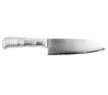 Tamahagane Bamboo Kyoto japanilainen santoku veitsi 17.5cm VG5 Damascus-teräksestä valmistettu terä