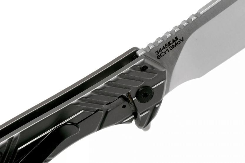 Navaja plegable Kershaw Static KS.3445 9.8cm mango de acero gris
