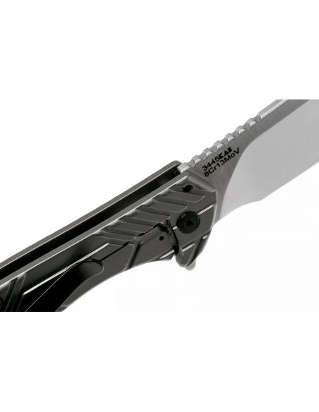 Kershaw Static KS.3445 foldekniv 9,8 cm med gråt stålhåndtag