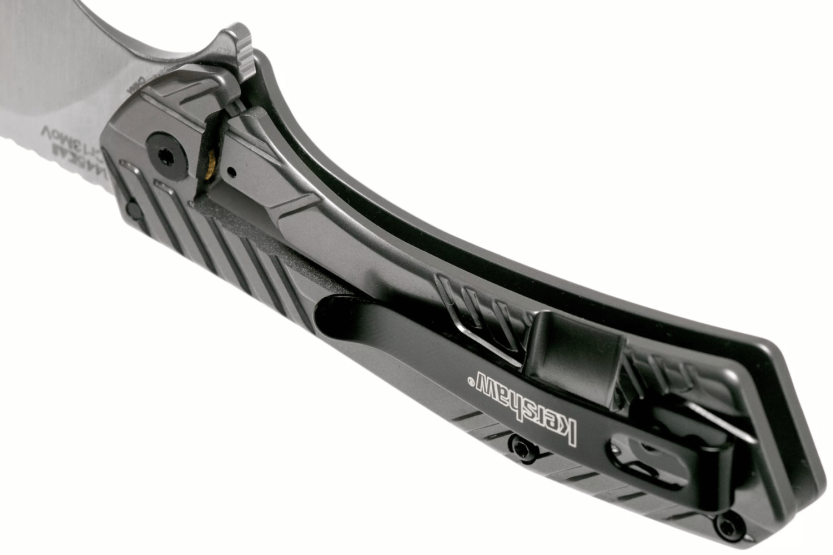 Kershaw Static KS.3445 foldekniv 9,8 cm med gråt stålhåndtag