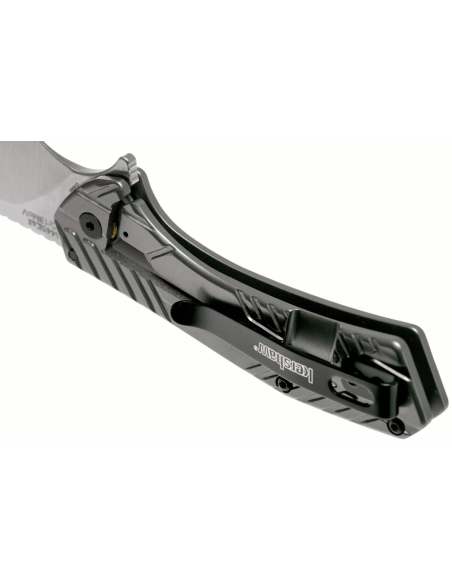 Klappmesser Kershaw Static KS.3445 Stahlgriff grau 9,8cm