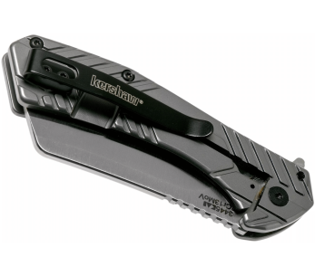 Kershaw Static KS.3445 folding knife 9.8cm grey steel handle 2