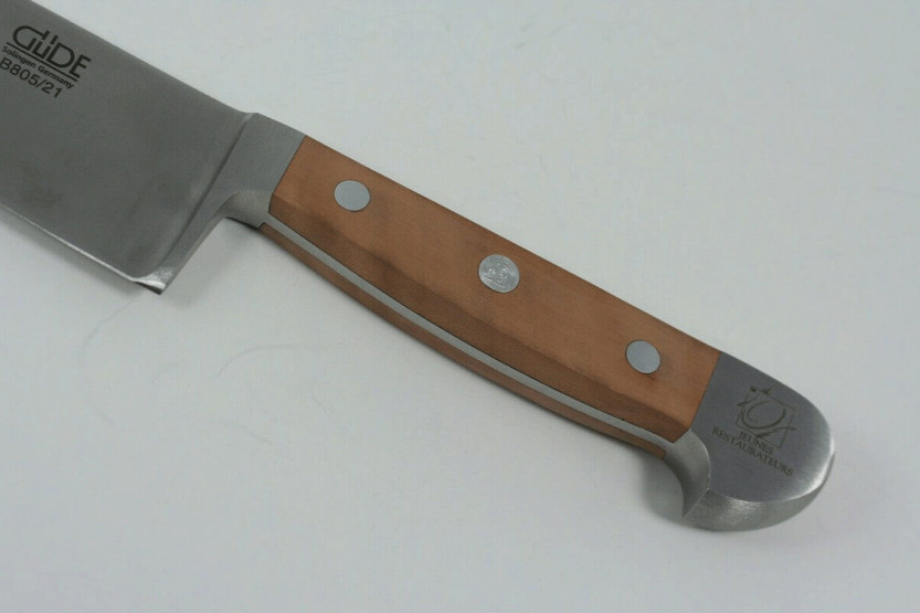 Faca de chef em aço forjado Güde Alpha Poire 21cm
