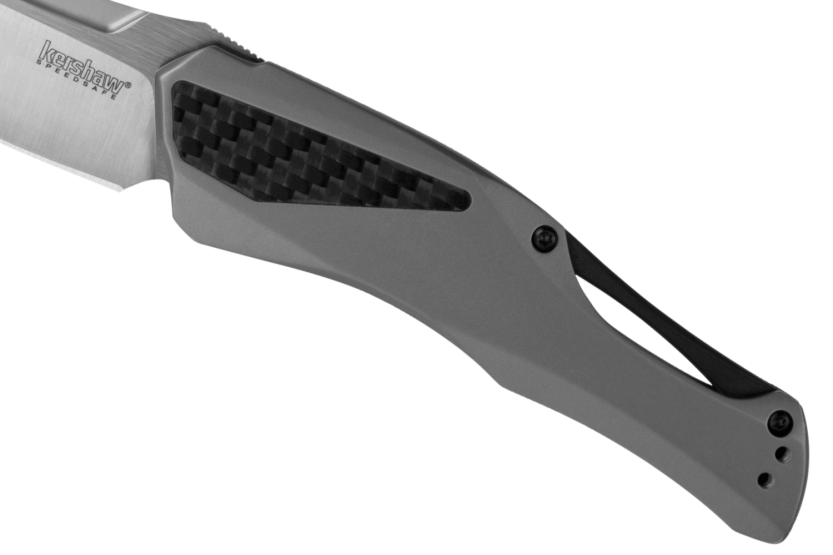 Navaja plegable Kershaw Collateral KS.5500 11.7cm acero gris y mango de fibra de carbono