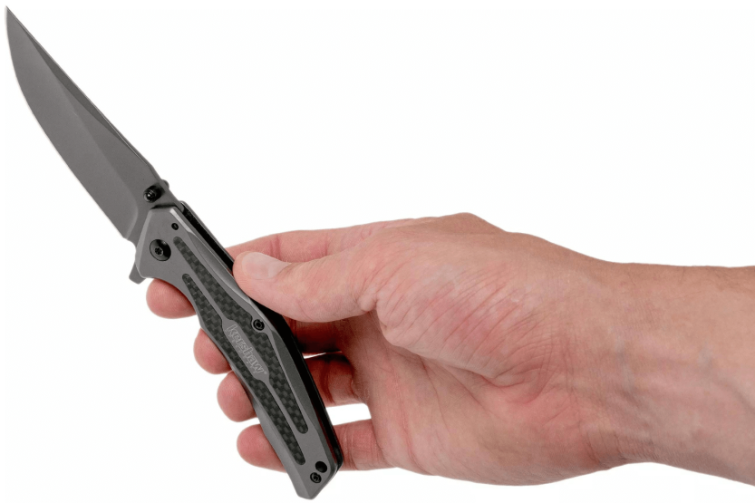 Navaja plegable Kershaw Duojet KS.8300 11.4cm acero/mango fibra de carbono