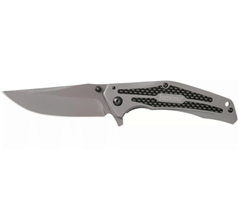 Navalha dobrável Kershaw Duojet KS.8300 Cabo em aço/fibra de carbono com 11,4 cm