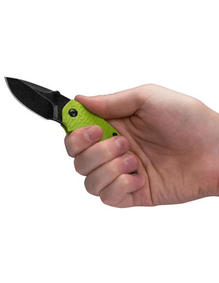 Navalha dobrável Kershaw Shuffle Lime KS.8700LIMEBW Cabo em nylon/fibra de vidro verde-limão 8,3 cm