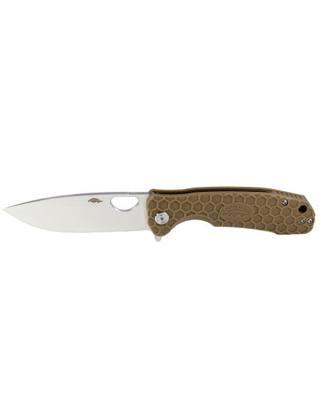 Honey Badger F lipper D2 Stor fällkniv 01HO029 nylon/glasfiberhandtag brun 11,7cm