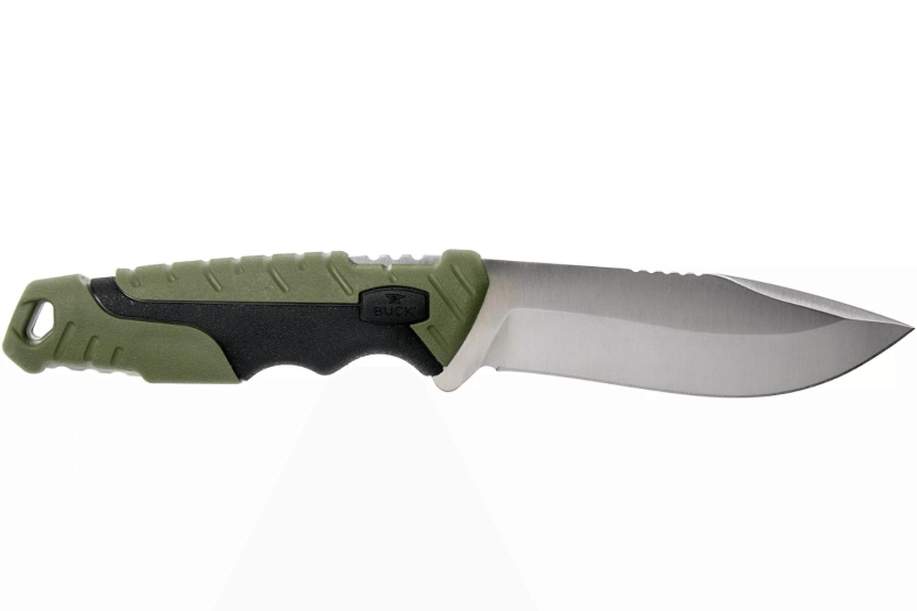 Buck Knife 656 Pursuit Large 0656GRS 11,4cm blad grönt nylon/glasfiberhandtag + polyesterslida