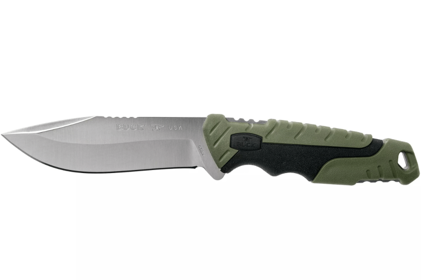 Buck Knife 656 Pursuit Large 0656GRS 11,4cm terä vihreä nylon/lasikuitukahva + polyesterituppi