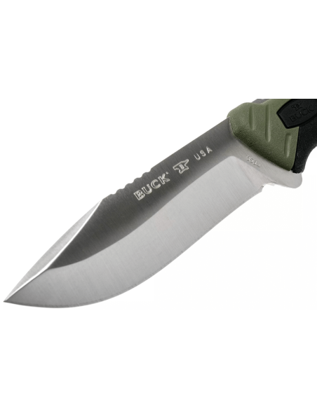 Buck Knife 656 Pursuit Large 0656GRS 11,4cm blad grönt nylon/glasfiberhandtag + polyesterslida