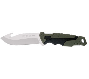Buck Knife 657 Pursuit Large Guthook 0657GRG 11,4cm terä vihreä nylon/lasikuitukahva + polyesterituppi