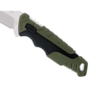 Cuchillo Buck 657 Pursuit Large Guthook 0657GRG Hoja 11.4cm mango verde nylon/fibra de vidrio + funda poliester 2