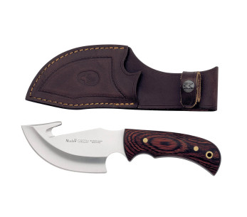Muela Grizzly Mes 9204 12cm lemmet donker stamina handvat + lederen schede 2