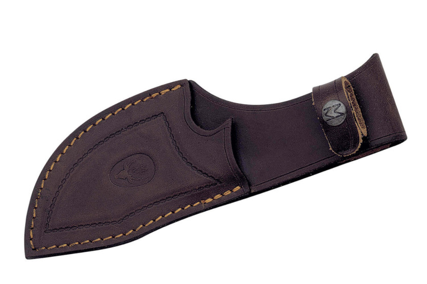 Muela Grizzly Knife 9204 12 cm blad mørkt stamina-håndtag + læderskede