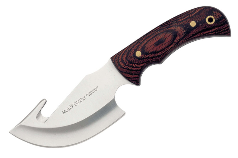 Muela Grizzly Knife 9204 12cm terä tumma stamina kahva + nahkatuppi