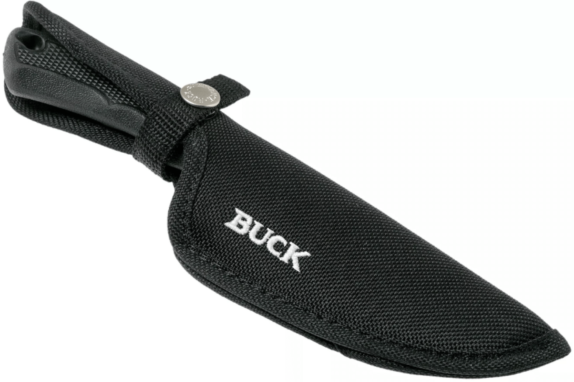 Buck kniv 684 Bucklite Max II Small 0684BKS blad 8,3cm svart gummihandtag + polyesterslida