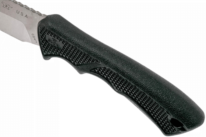 Buck veitsi 684 Bucklite Max II Small 0684BKS terä 8,3cm musta kumikahva + polyesterituppi