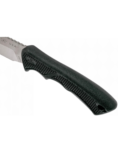 Buck kniv 684 Bucklite Max II Small 0684BKS klinge 8,3cm sort gummihåndtag + polyester skede