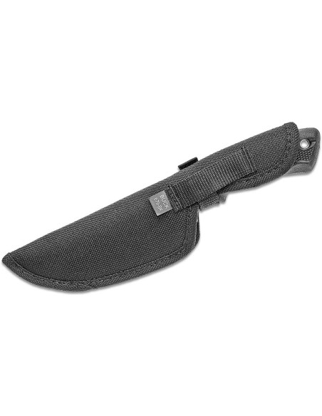 Buck kniv 684 Bucklite Max II Large 0685BKS 10,2 cm klinge sort gummihåndtag + polyester skede