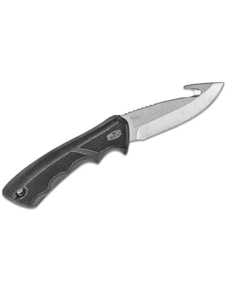 Buck Knife 685 Bucklite Max II Large Guthook 0685BKG lama da 10,2 cm manico in gomma nera + fodero in poliestere