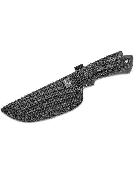 Buck Knife 685 Bucklite Max II Large Guthook 0685BKG lama da 10,2 cm manico in gomma nera + fodero in poliestere