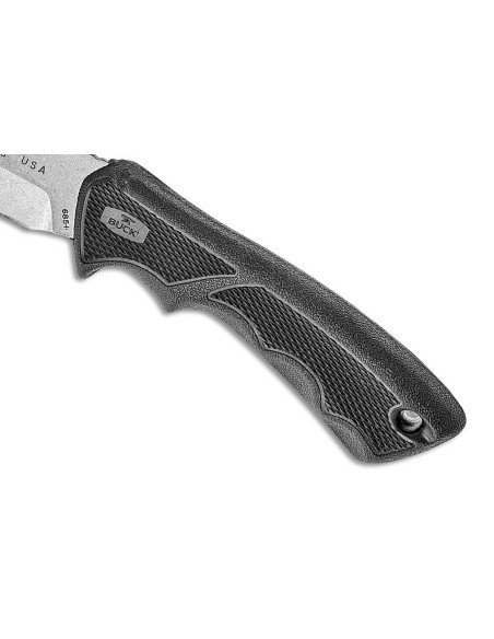 Buck Knife 685 Bucklite Max II Large Guthook 0685BKG 10.2cm terä musta kumikahva + polyesterituppi