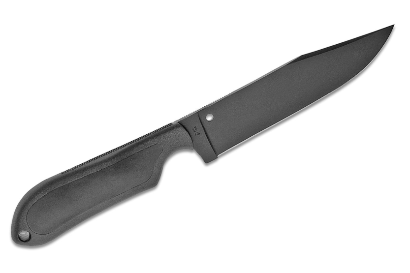 FB04PBB Spyderco Street Bowie coltello 12,8 cm lama nera manico in nylon e fibra di vetro + fodero in Kydex