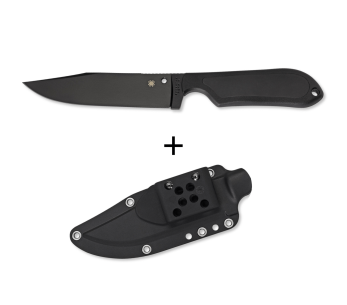 Spyderco Street Bowie FB04PBB sort klinge 12,8 cm nylon- og glasfiberhåndtag + Kydex-kappe