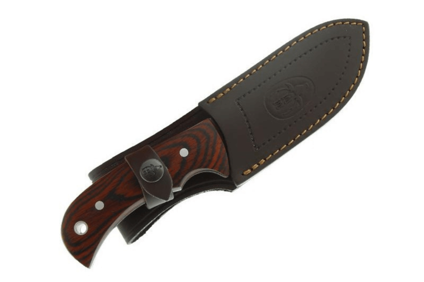 Muela Sioux 10R 9225 coltello lama 10,5 cm manico stamina + fodero in pelle
