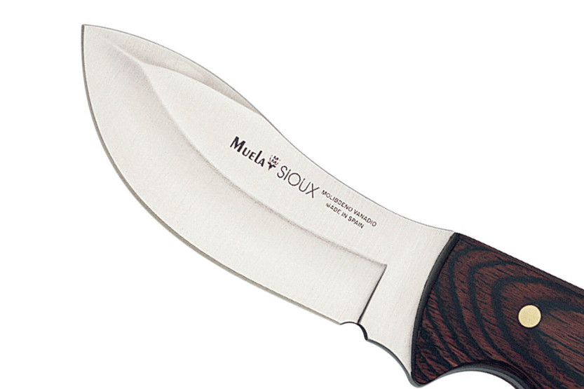Faca Muela Sioux 10R 9225 Lâmina de 10,5 cm cabo stamina + bainha em pele