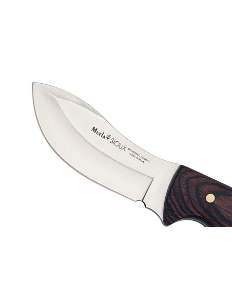 Cuchillo Muela Sioux 10R 9225 10.5cm hoja mango stamina + funda cuero