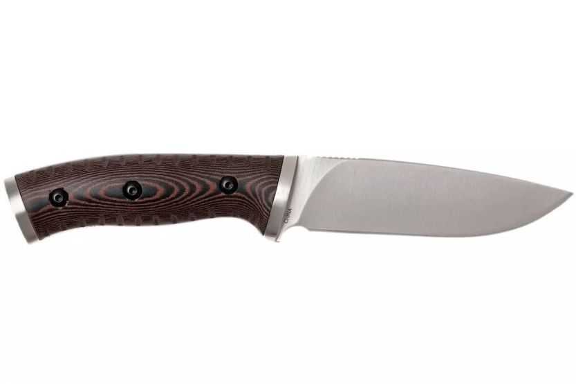 Buck multifunktionskniv 863 Selkirk 0863BRS 11,7cm blad brunt micartahandtag med eldstartare och nylonslida