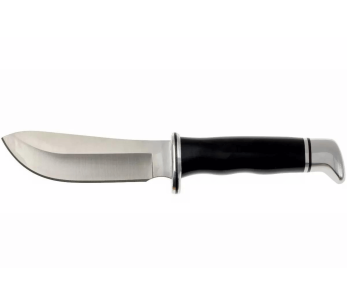 Buck Knife 103 Skinner 0103BKS 10,2cm terä musta/alumiininen fenolihartsikahva nahkatupella varustettuna