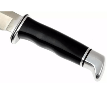 Buck Knife 103 Skinner 0103BKS 10,2cm blad svart/aluminium fenolhartshandtag med läderslida 2