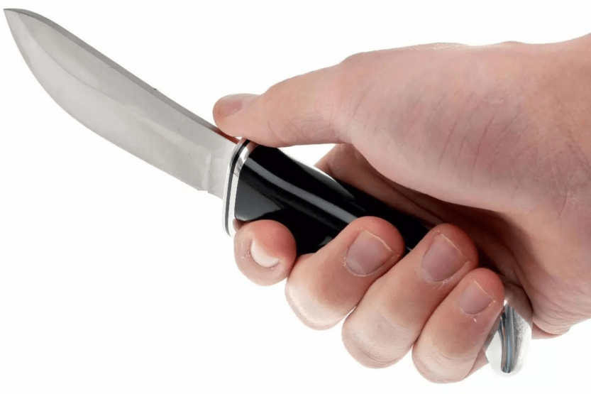 Buck Knife 103 Skinner 0103BKS Lâmina de 10,2 cm cabo de resina fenólica preto/alumínio com bainha de couro