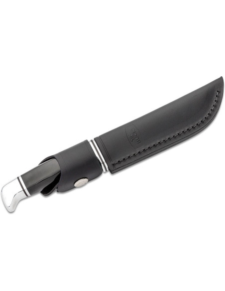 Buck knife 105 Pathfinder 0105BKS blade 12,7cm black/alu phenolic resin handle + leather sheath